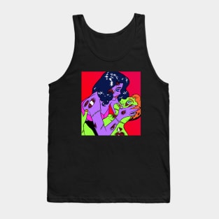 Zombie Girl Troubles Tank Top